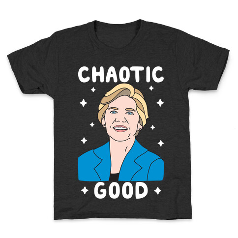 Chaotic Good Elizabeth Warren Kids T-Shirt