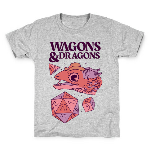 Wagons & Dragons Kids T-Shirt