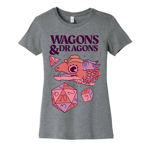 Wagons & Dragons Womens T-Shirt