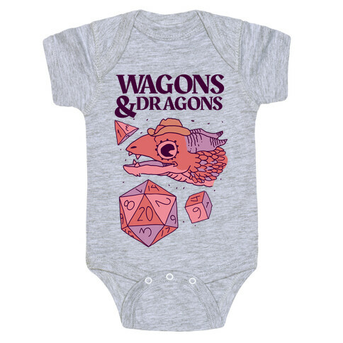 Wagons & Dragons Baby One-Piece