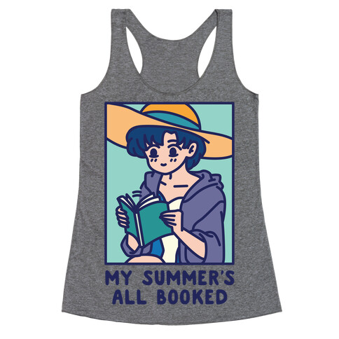 My Summer's All Booked Ami Racerback Tank Top