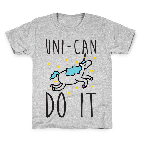 Uni-can Do It Unicorn Kids T-Shirt