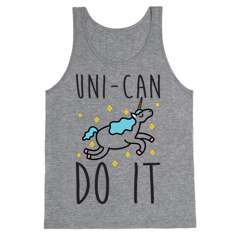 Uni-can Do It Unicorn Tank Top