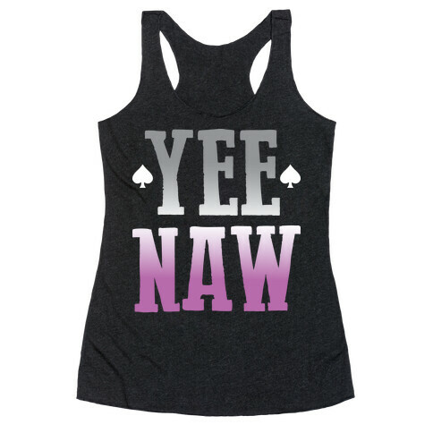 Yee Naw Asexual Pride Racerback Tank Top