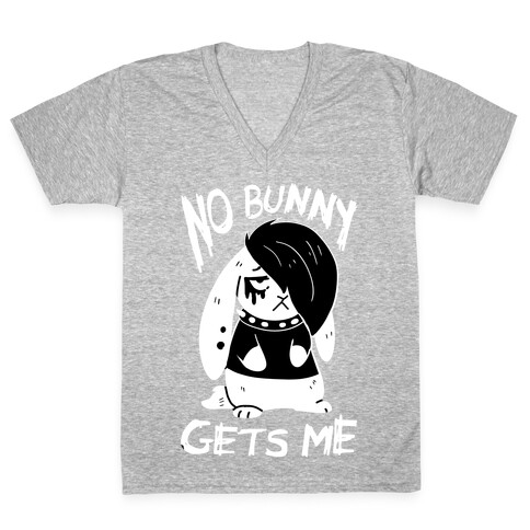 No Bunny Gets Me V-Neck Tee Shirt