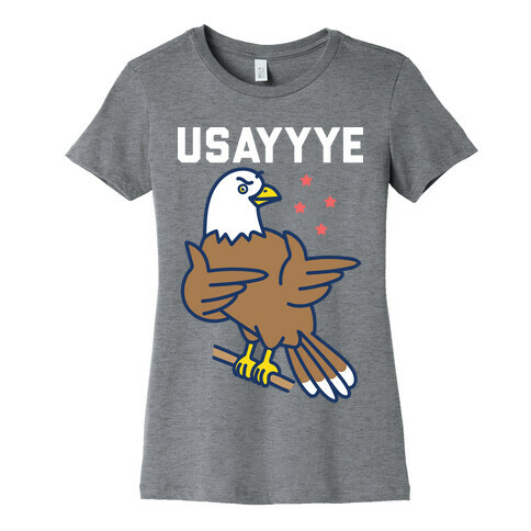 USAYYYE Bald Eagle Womens T-Shirt