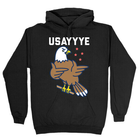 USAYYYE Bald Eagle Hooded Sweatshirt