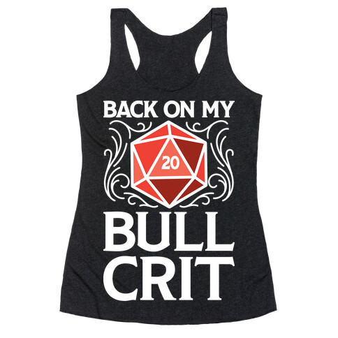 Back On My Bull Crit Hit Racerback Tank Top