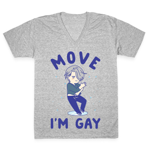 Move I'm Gay Victor V-Neck Tee Shirt