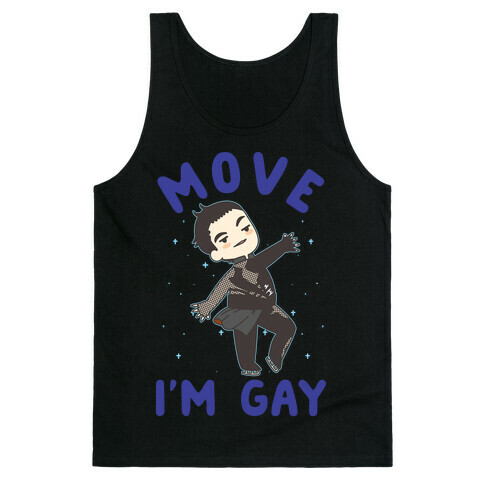 Move I'm Gay Yuri Katsuki Tank Top