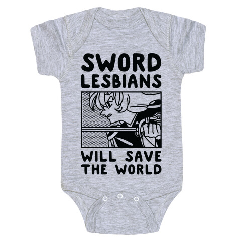 Sword Lesbians Will Save the World Utena Baby One-Piece