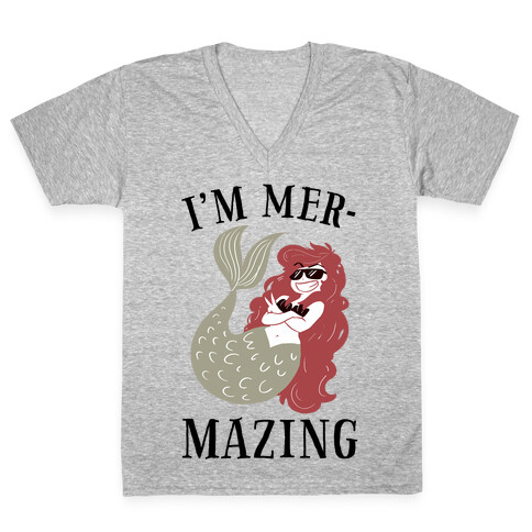 I'm Mer-Mazing V-Neck Tee Shirt