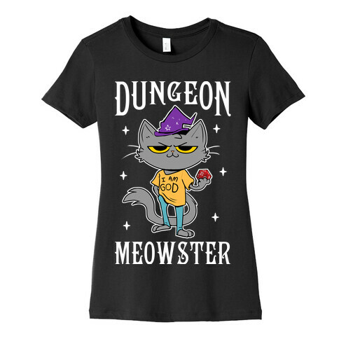 Dungeon Meowster Womens T-Shirt