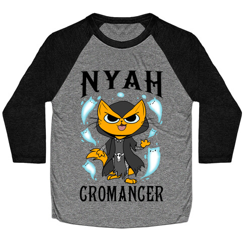 Nyahcromancer Baseball Tee