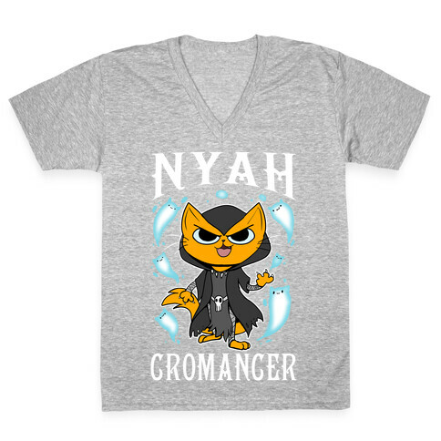Nyahcromancer V-Neck Tee Shirt
