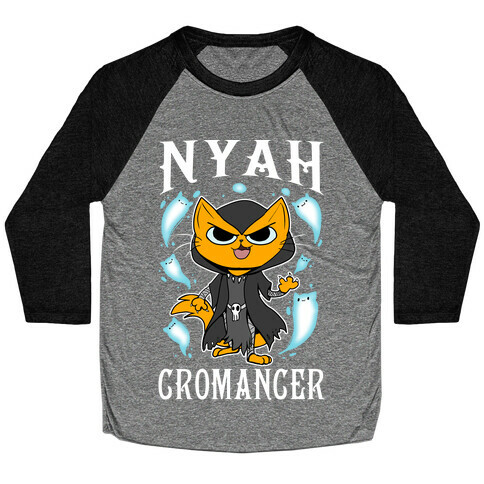 Nyahcromancer Baseball Tee