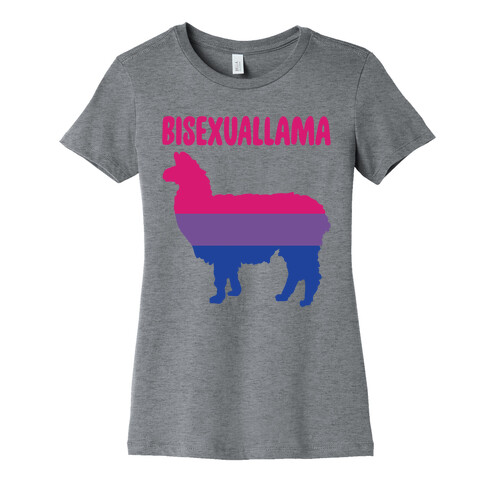 Bisexuallama Parody Womens T-Shirt