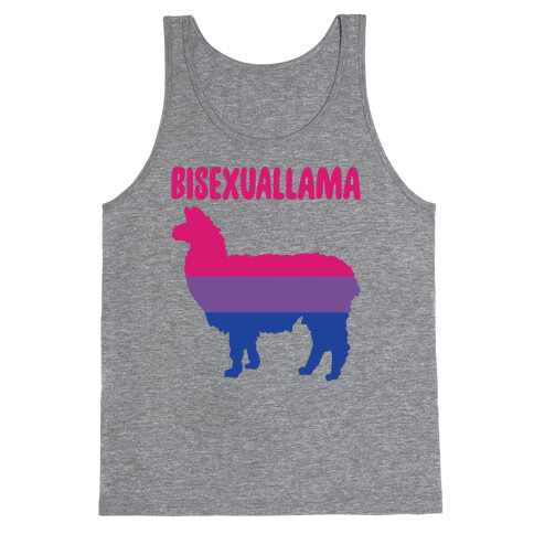 Bisexuallama Parody Tank Top