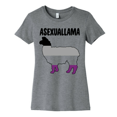 Asexuallama Parody Womens T-Shirt