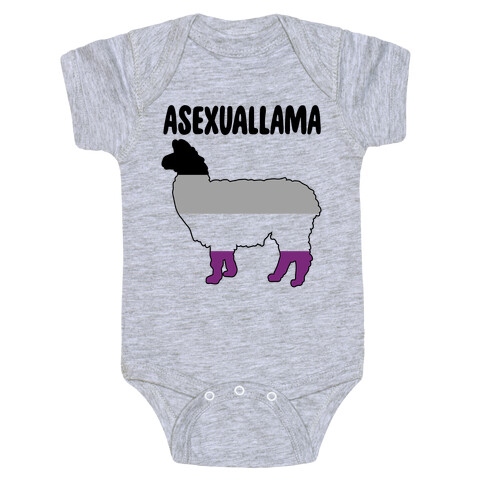 Asexuallama Parody Baby One-Piece