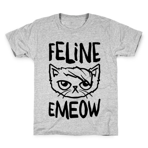 Feline Emeow  Kids T-Shirt