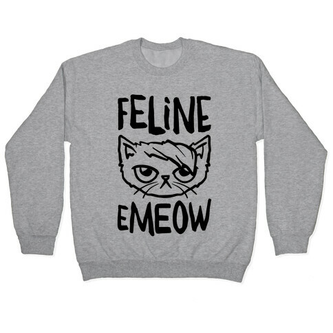 Feline Emeow  Pullover