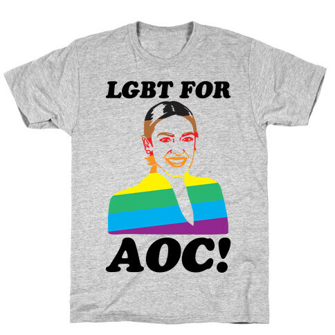 LGBT For AOC  T-Shirt