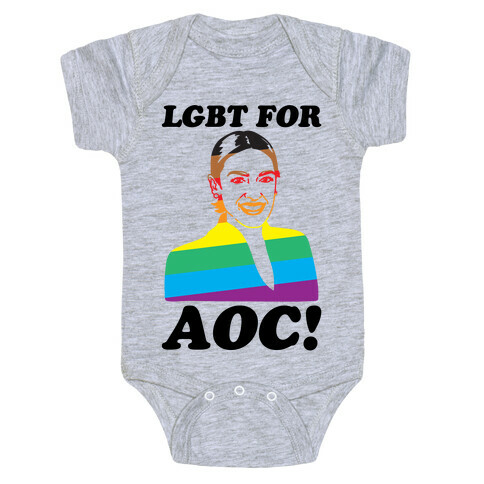 LGBT For AOC  Baby One-Piece