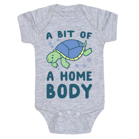 A Bit of a Homebody - Turtle Baby One-Piece