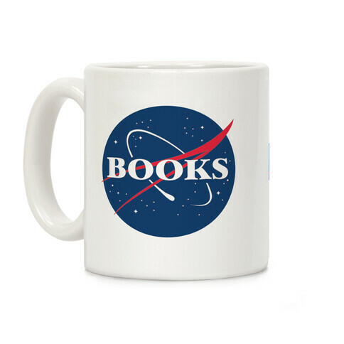 Books Nasa Parody Coffee Mug