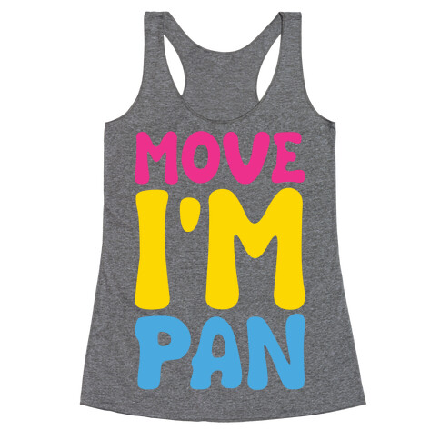 Move I'm Pan Parody Racerback Tank Top