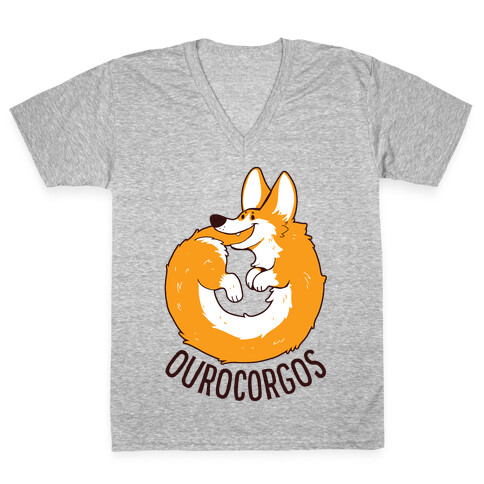 Ourocorgos V-Neck Tee Shirt