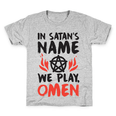 In Satan's Name We Play, Omen Kids T-Shirt