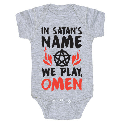 In Satan's Name We Play, Omen Baby One-Piece
