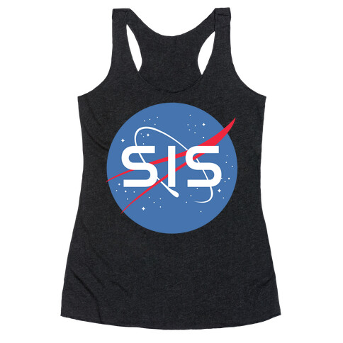 Sis Nasa Parody Racerback Tank Top