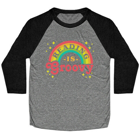 Reading is Groovy Baseball Tee