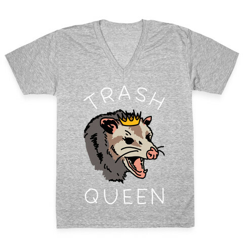 Trash Queen V-Neck Tee Shirt