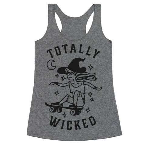 Totally Wicked Sk8r Witch Racerback Tank Top