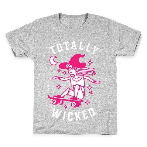 Totally Wicked Sk8r Witch Kids T-Shirt