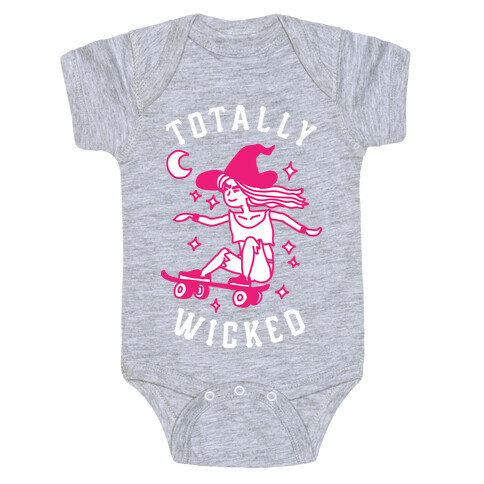 Totally Wicked Sk8r Witch Baby One-Piece