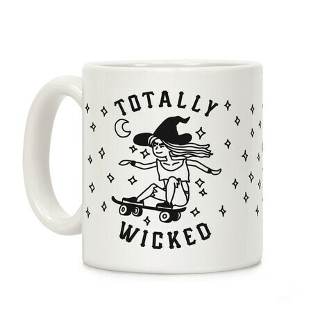 Totally Wicked Sk8r Witch Coffee Mug