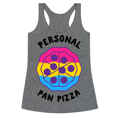 Personal Pan Pizza Racerback Tank Top