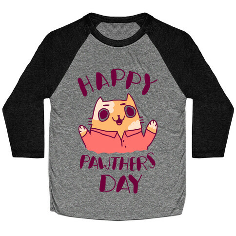 Happy Pawther's Day Baseball Tee