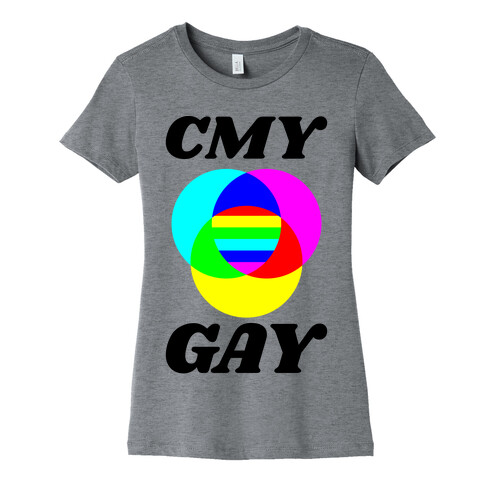 CMY Gay  Womens T-Shirt