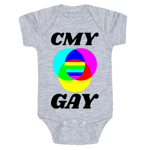 CMY Gay  Baby One-Piece