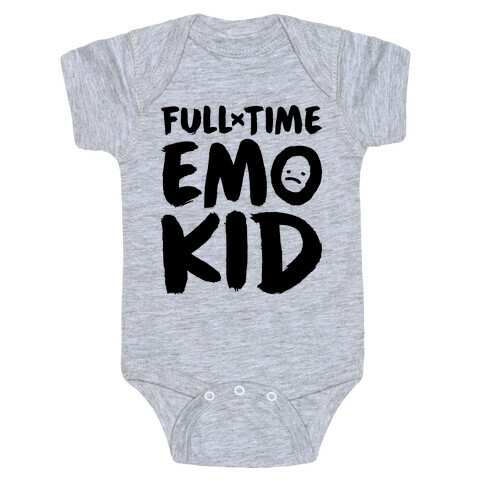 Full-time Emo Kid Baby One-Piece