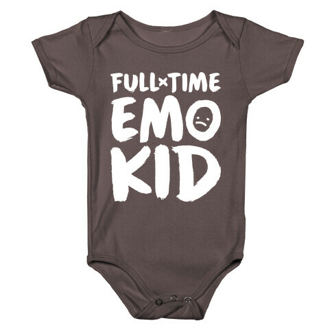 Full-time Emo Kid Baby One-Piece