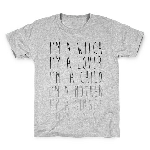 I'm a Witch, I'm a Lover Kids T-Shirt