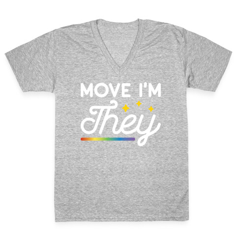 Move I'm They V-Neck Tee Shirt