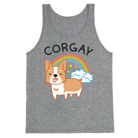 Corgay Gay Corgi Tank Top